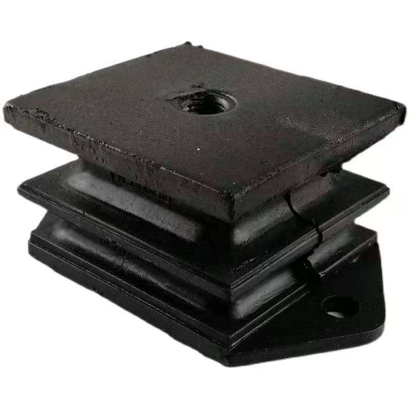 Shacman F2000 Engine Front Rubber Mount DZ9114593001 Bantalan Shock Absorber Kekuatan Tinggi